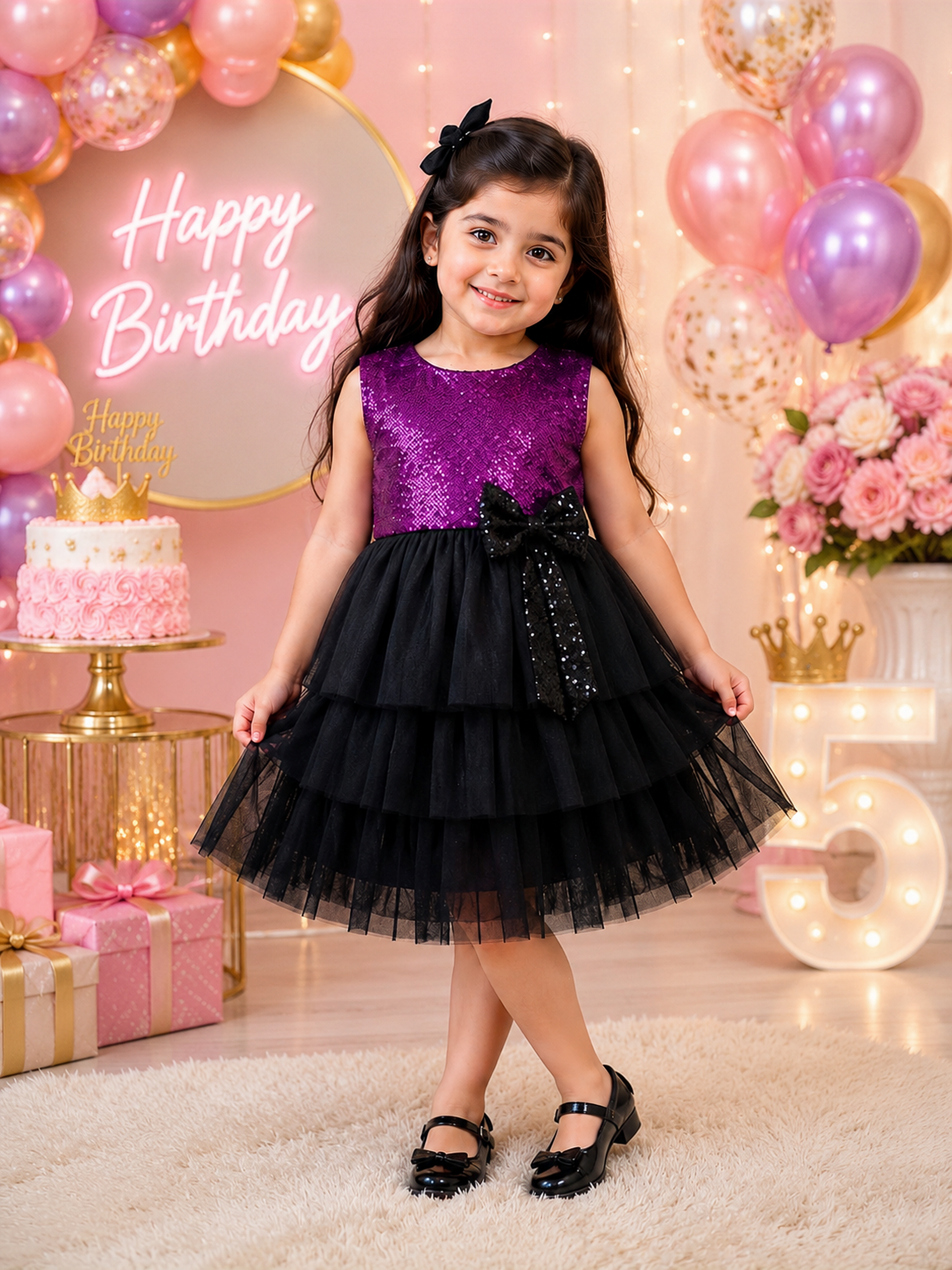 Sparkle & Tiered Tulle Festive Frock Collection