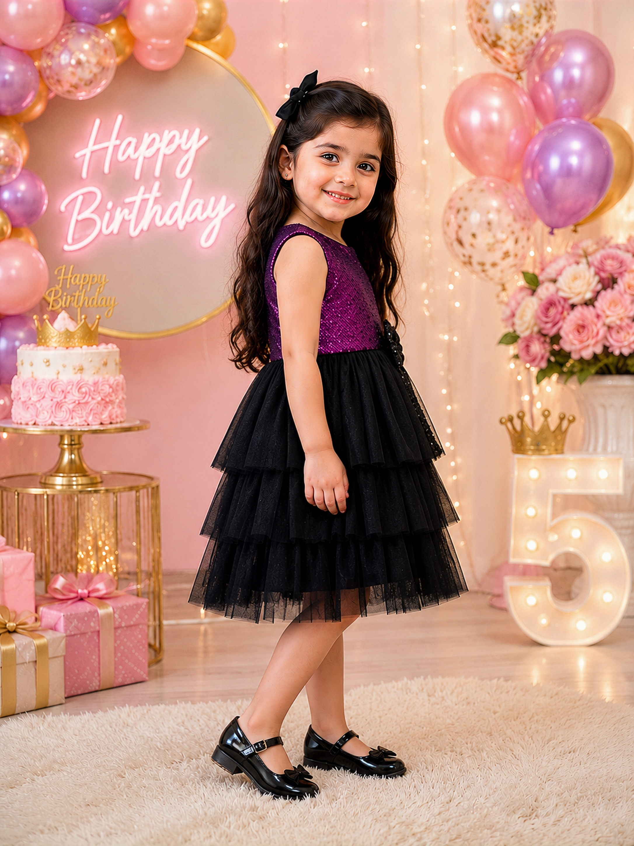 Sparkle & Tiered Tulle Festive Frock Collection