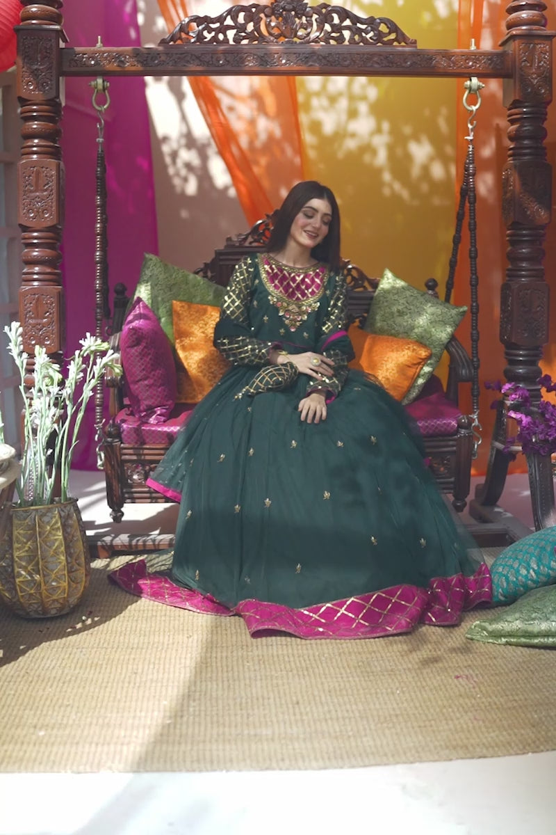 Handwork Embroidered Long Maxi | SHENDI | M202155