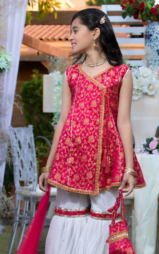 SANA'S net gharara suit Pakistan occasion wear