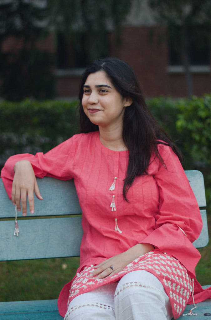 SANA'S red embroidered ladies smart casual Pakistan occasion wear