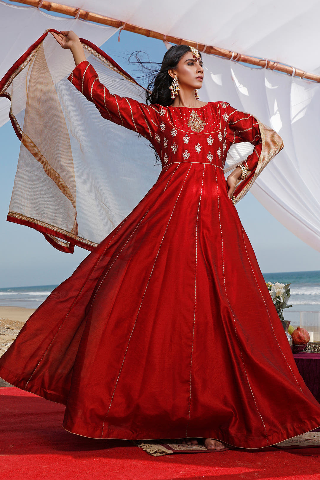 raw silk dresses 2020 Eid 26 Pure Sheesha Silk Handwork Outfit