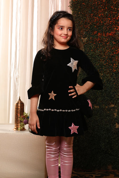 Star Applique Midi Style 2pc Suit | FW18 | F997