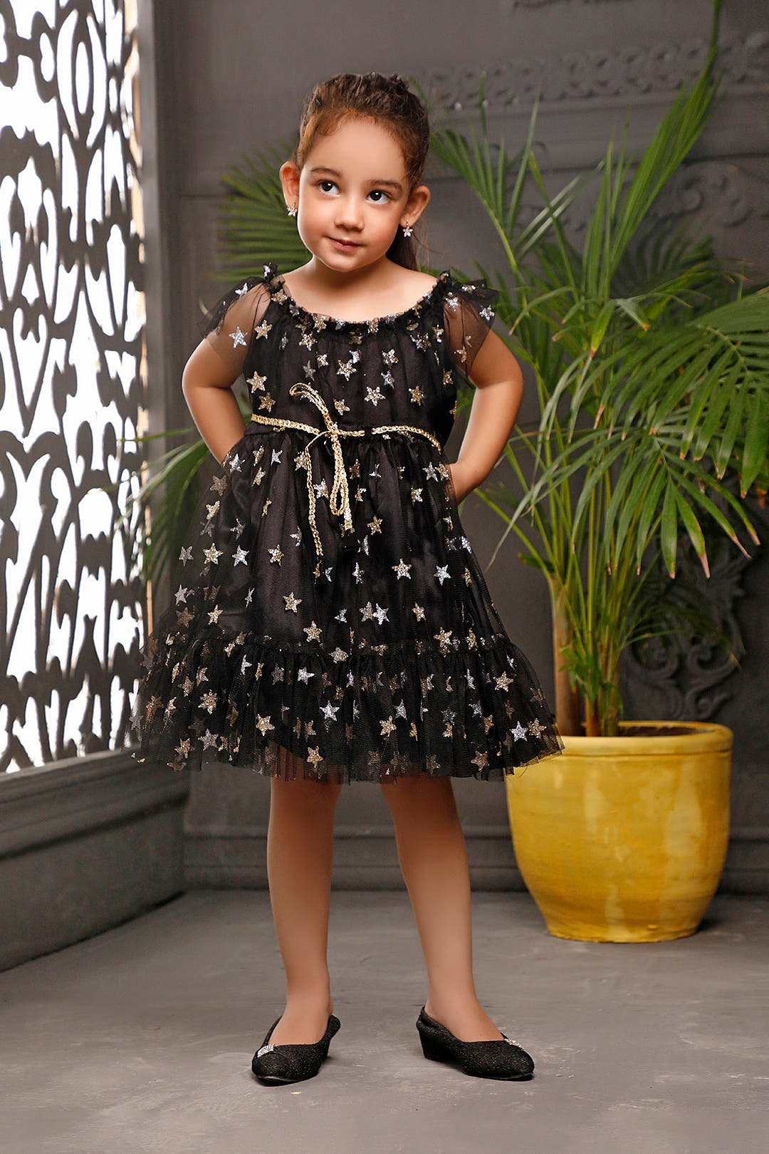 SANA'S net frock Pakistan occasion wear