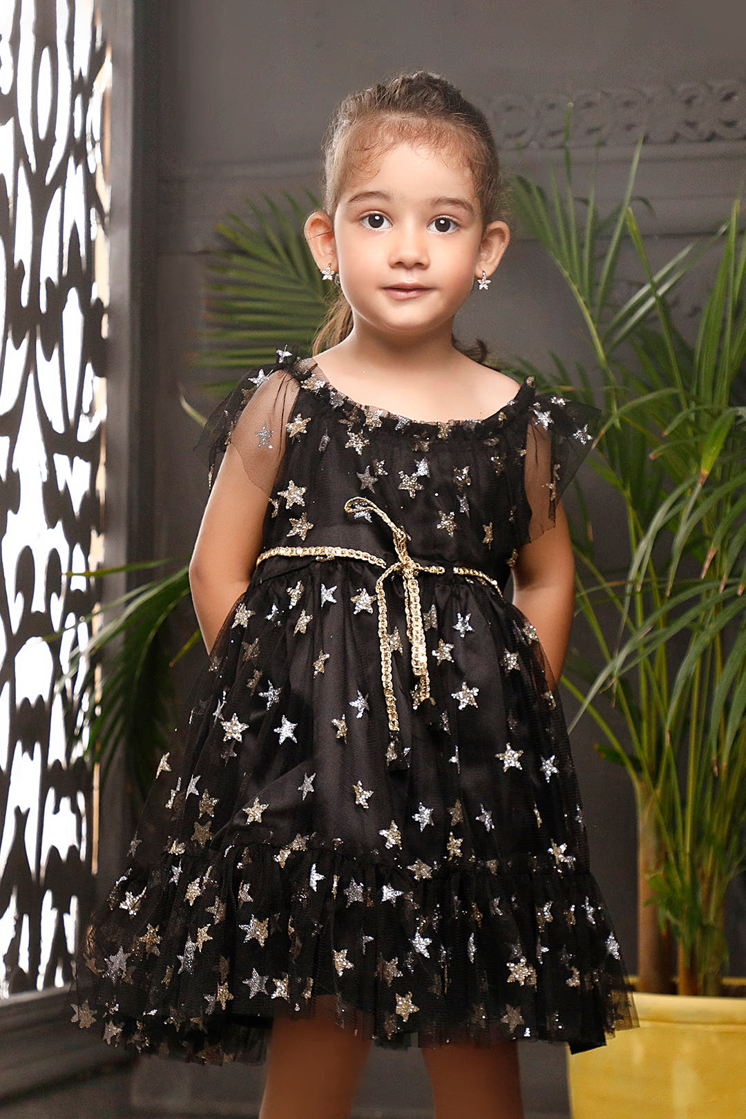 SANA'S net frock Pakistan occasion wear