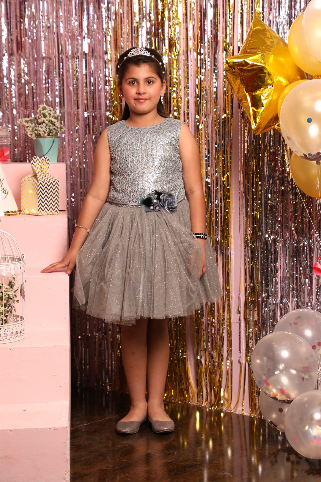 SANA'S red frock Pakistan party wear