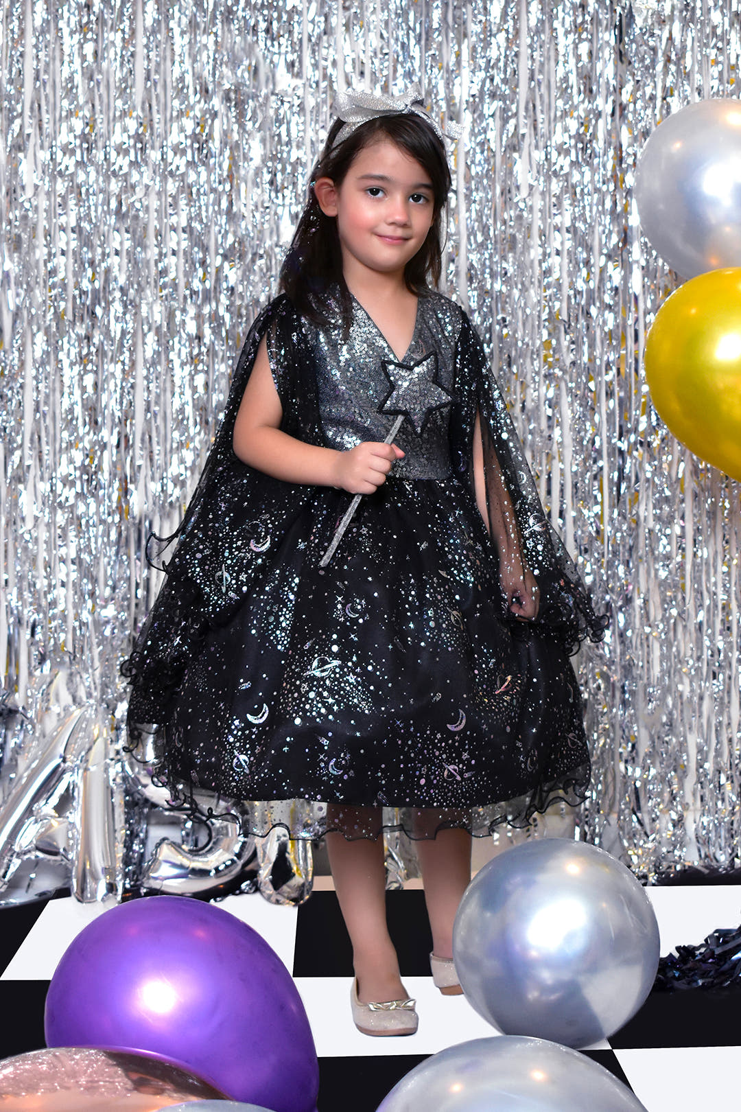 SANA'S net frock Pakistan party wear