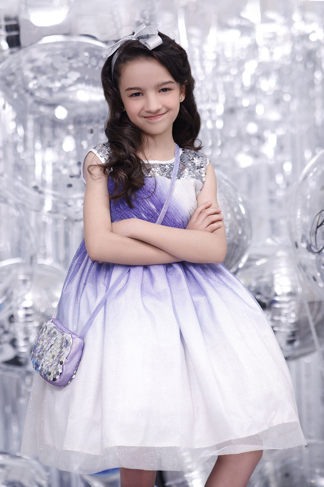SANA'S net frock Pakistan party wear