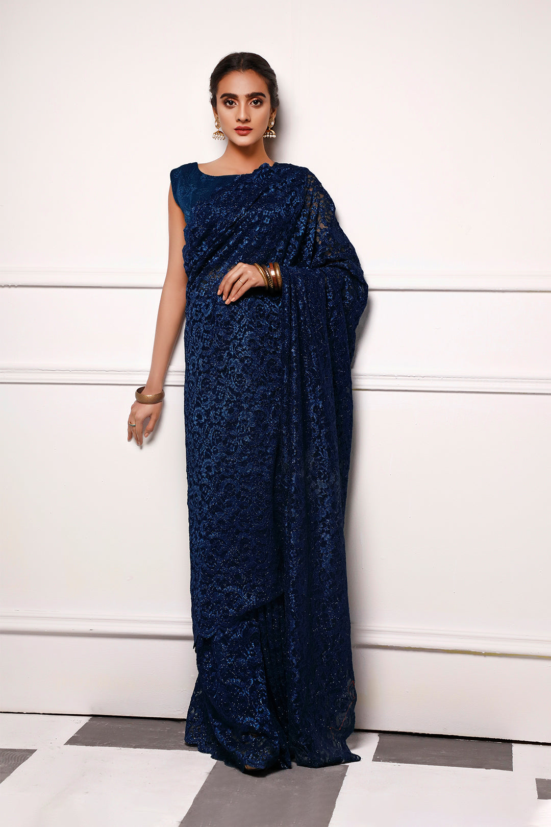 Chantilly Lace Luxury Saree | SHEHNAI | SR20202