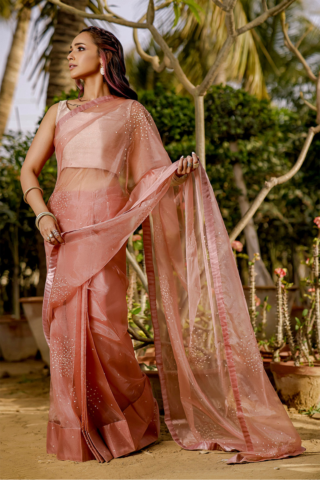 Organza Luxury Saree | TITLIYAN | SR202118