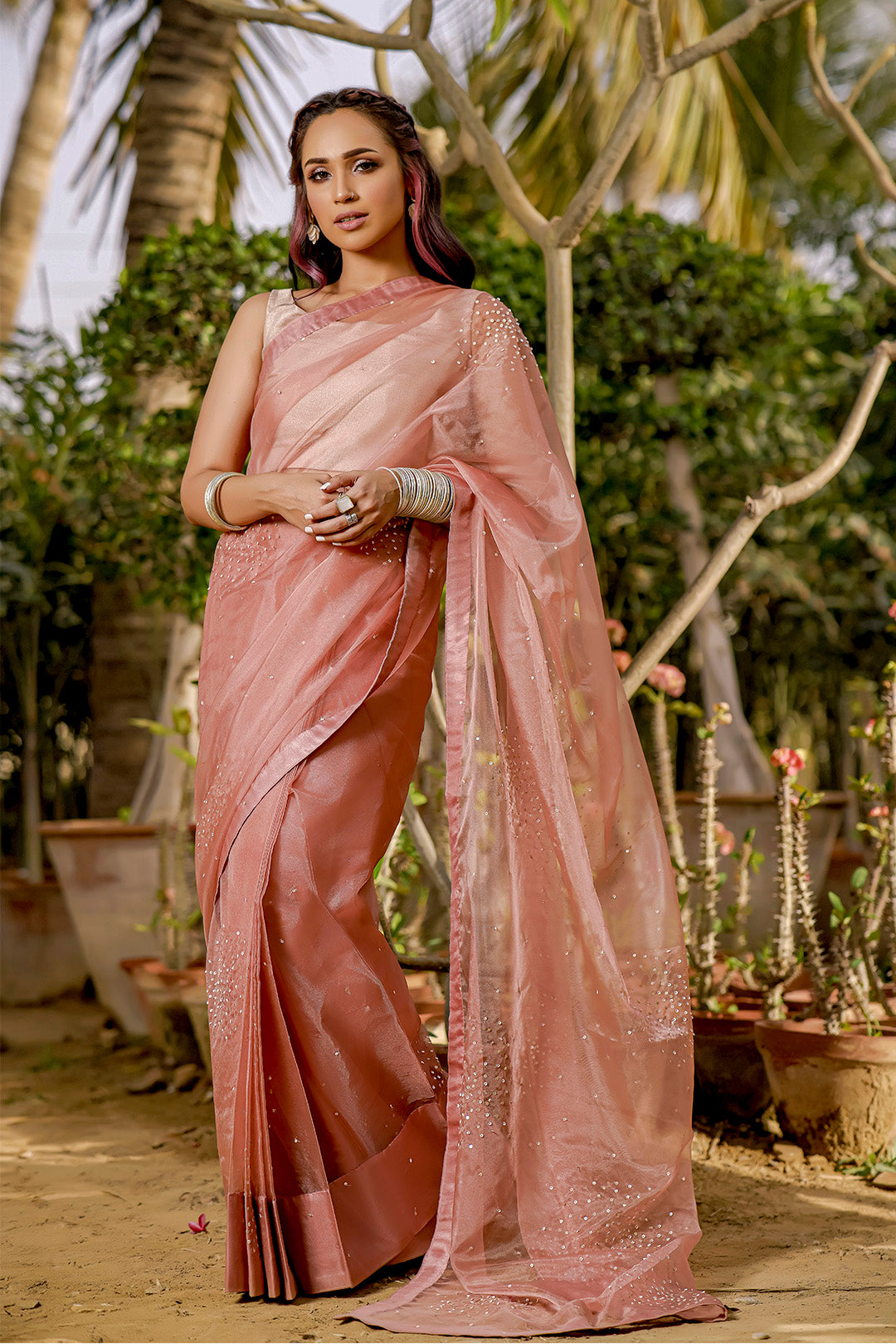 Organza Luxury Saree | TITLIYAN | SR202118