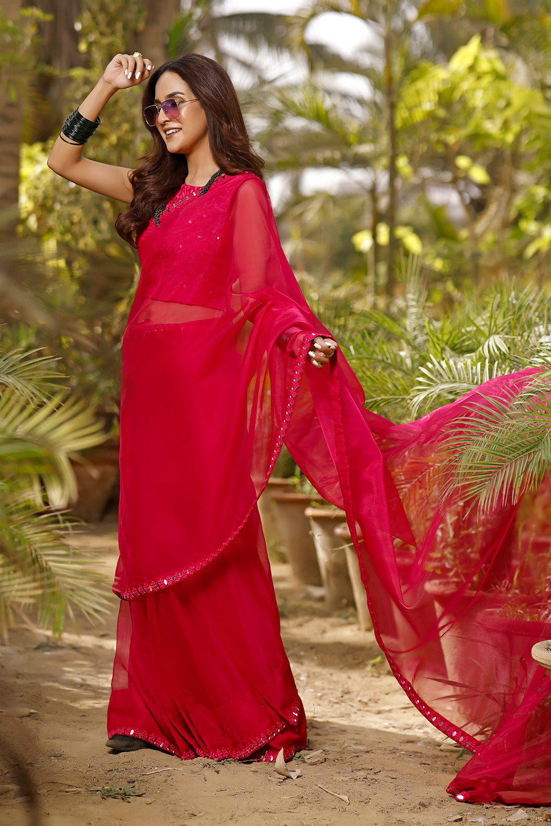 Organza Luxury Saree | TITLIYAN | SR202119