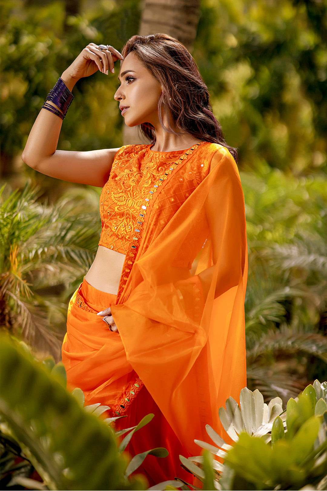 Organza Luxury Saree | TITLIYAN | SR202119