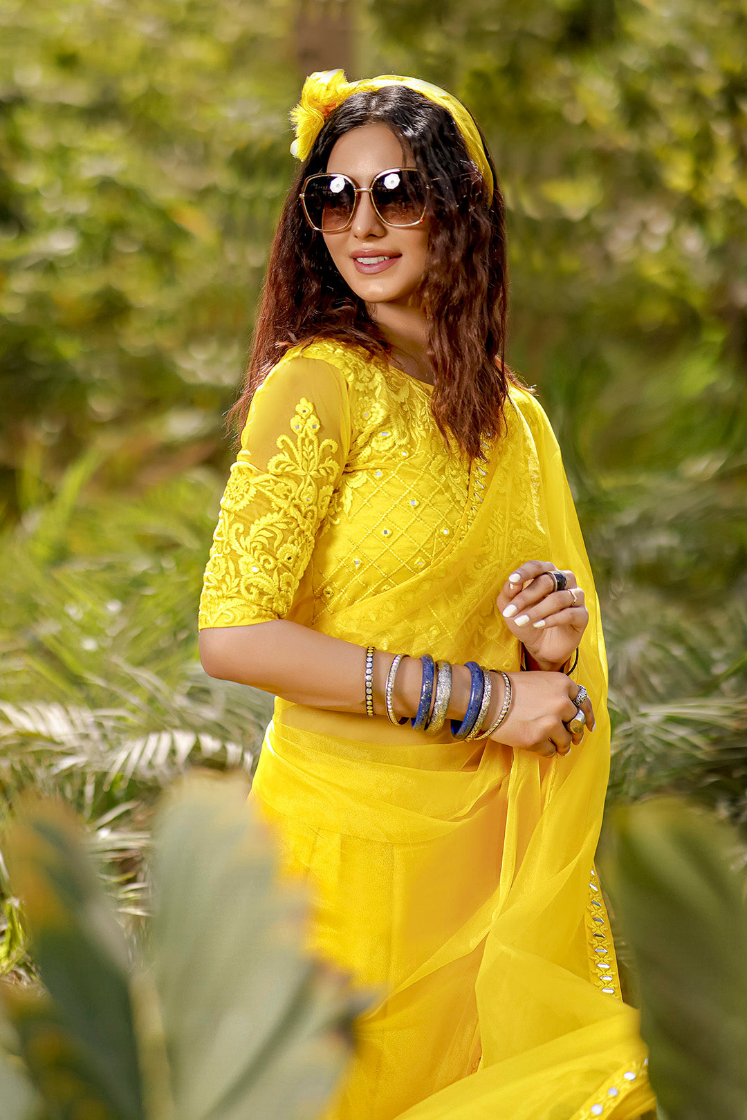 Organza Luxury Saree | TITLIYAN | SR202119