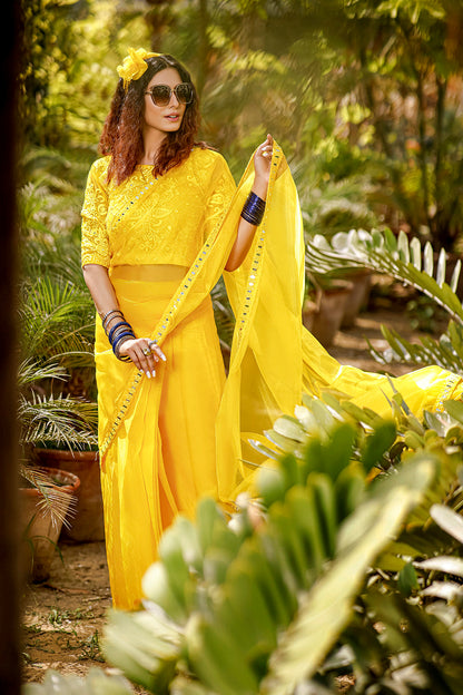 Organza Luxury Saree | TITLIYAN | SR202119