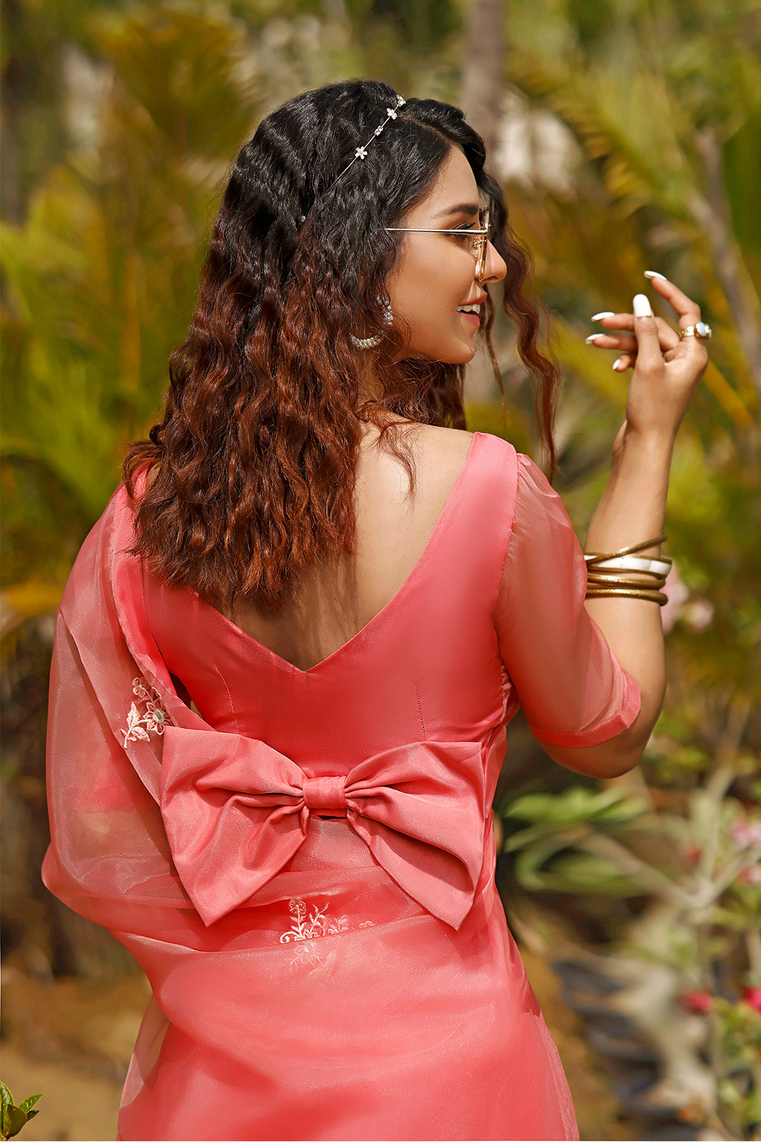 Organza Luxury Saree | TITLIYAN | SR202121
