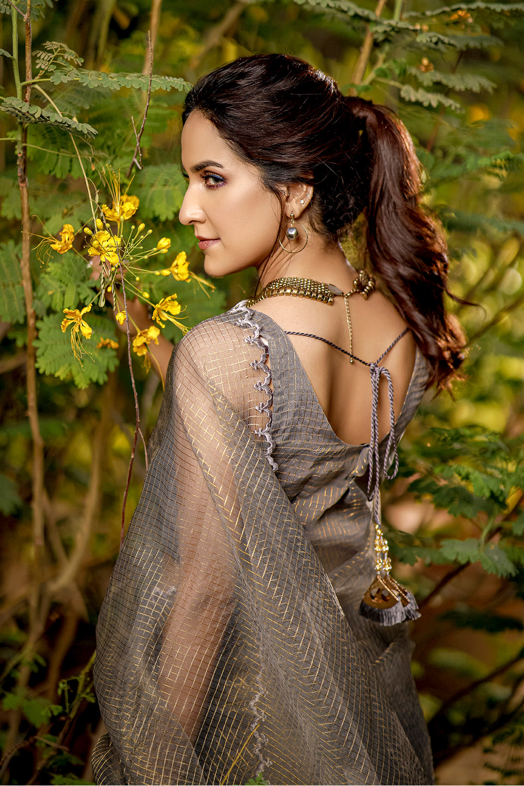 Zari Organza Luxury Saree | SR202376