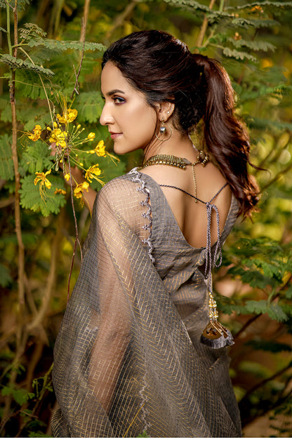 Zari Organza Luxury Saree | SR202376