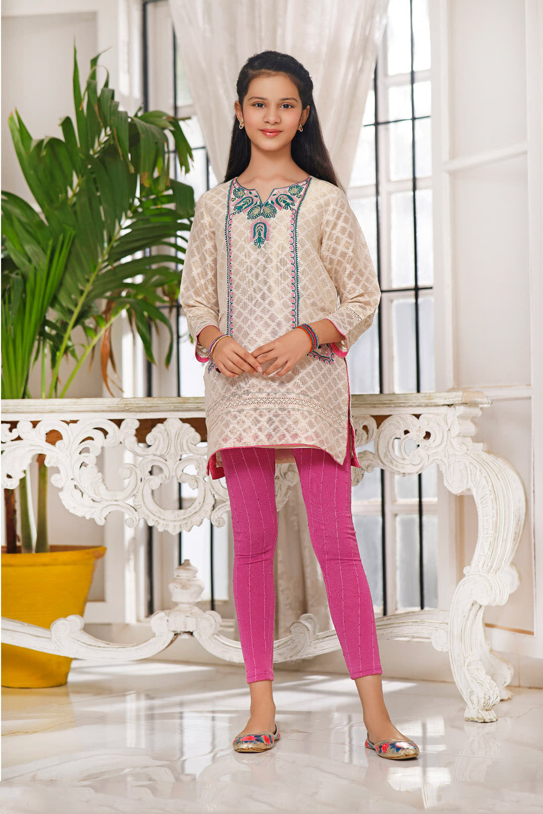 SANA'S red embroidered suit Pakistan occasion wear