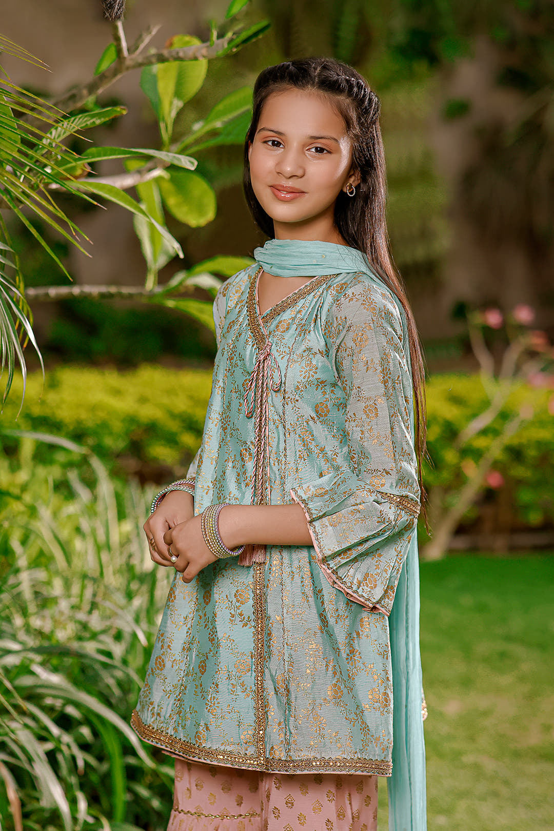 SANA'S gharara suit Pakistan Eid