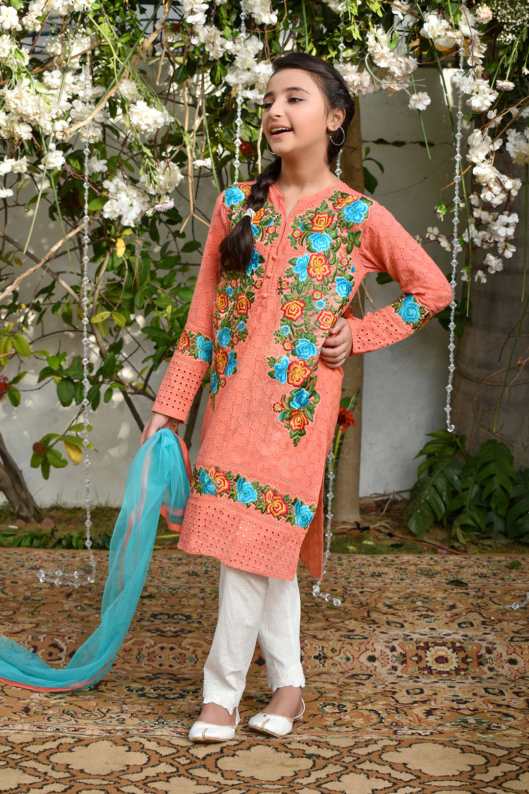Embroidered Ethnic 3pc Suit | GFC16 | S302 - SANA'S