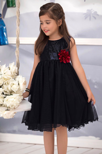 Sequins Net Frock | GFC16 | F5006 - SANA'S