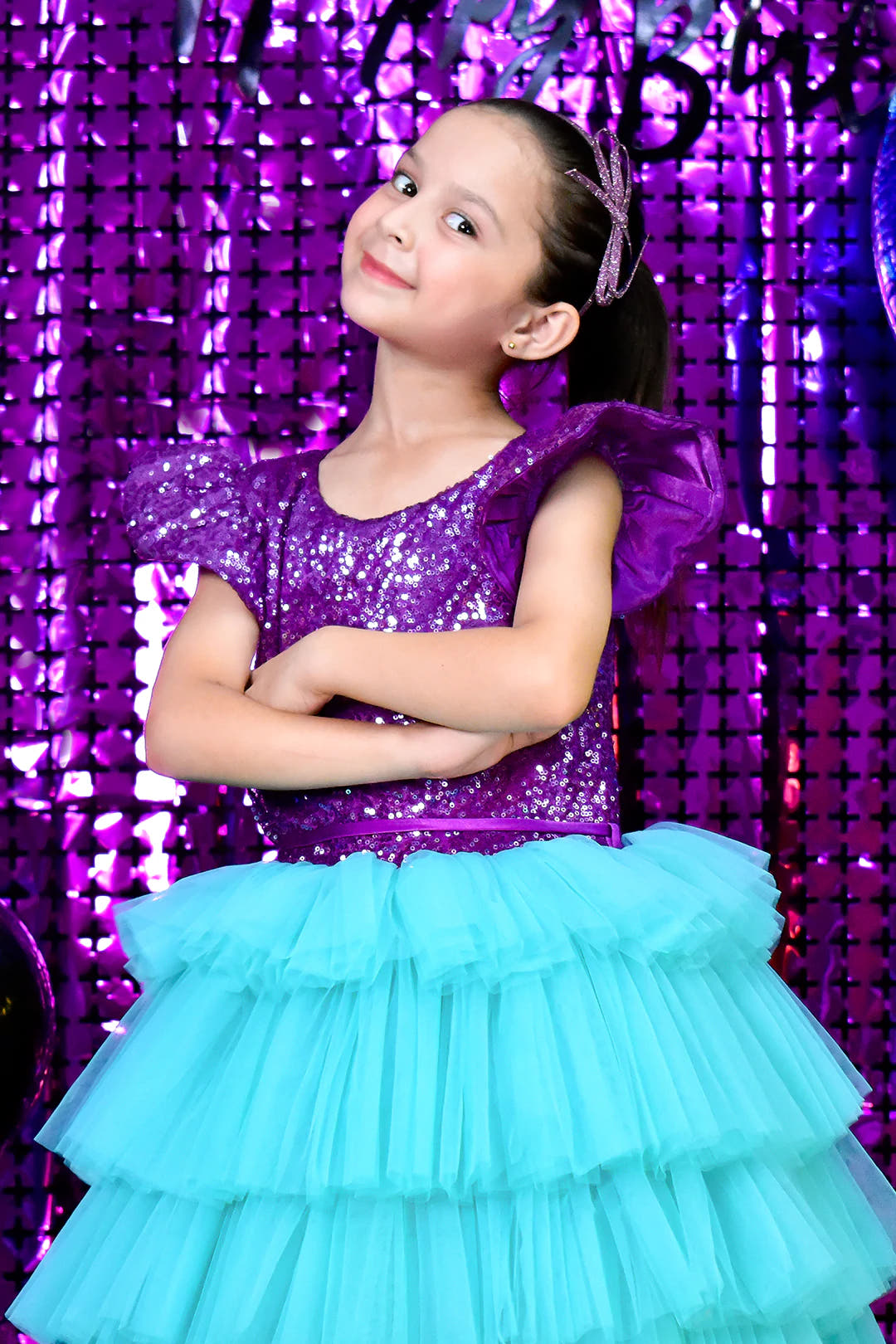 SANA'S frock Pakistan party wear
