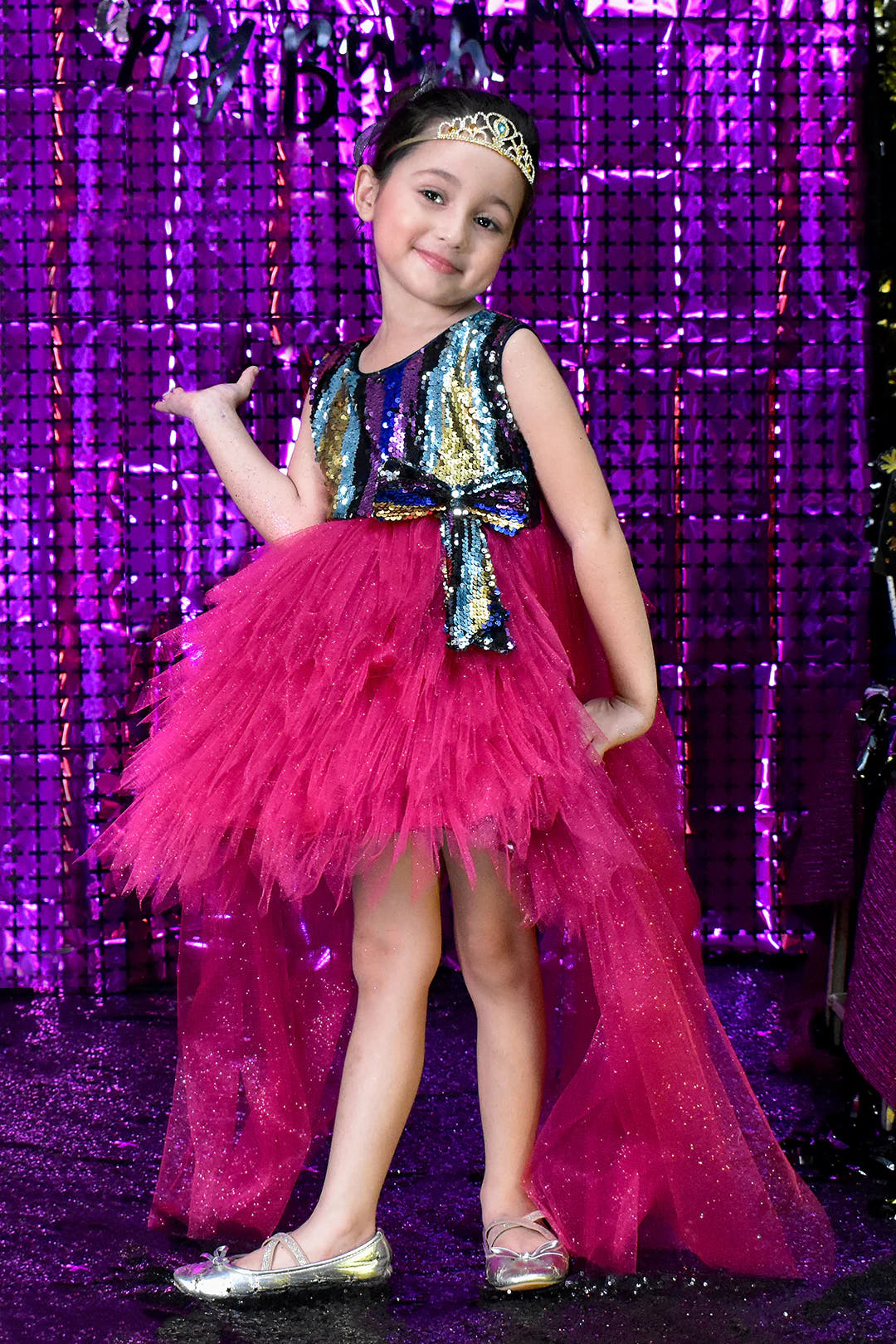 SANA'S net frock Pakistan party wear