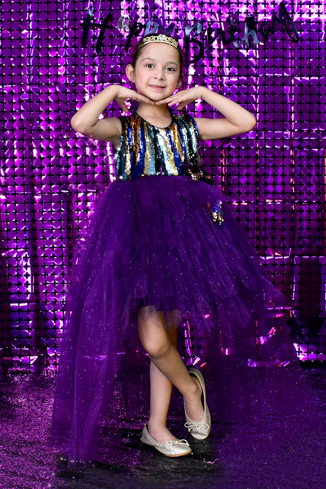 SANA'S net frock Pakistan party wear