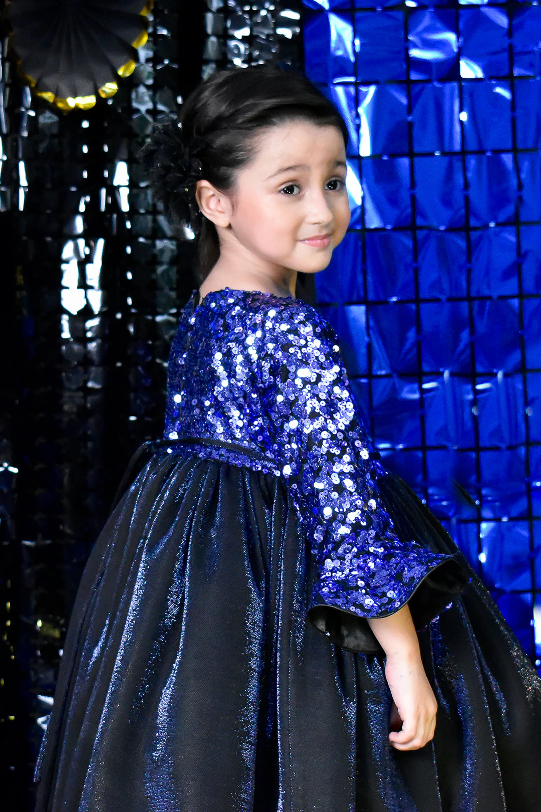 Sequins Body Moonlight Flared Frock | BIRTHDAY BASH | F2187