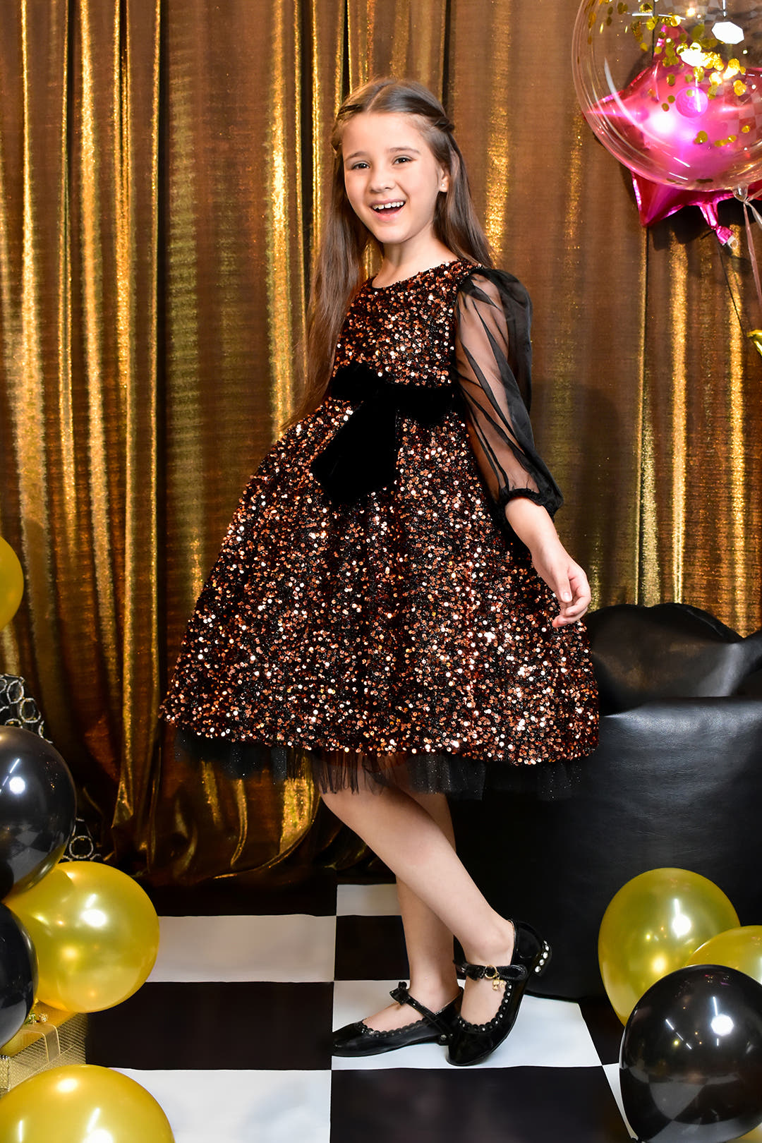 SANA'S red frock Pakistan party wear