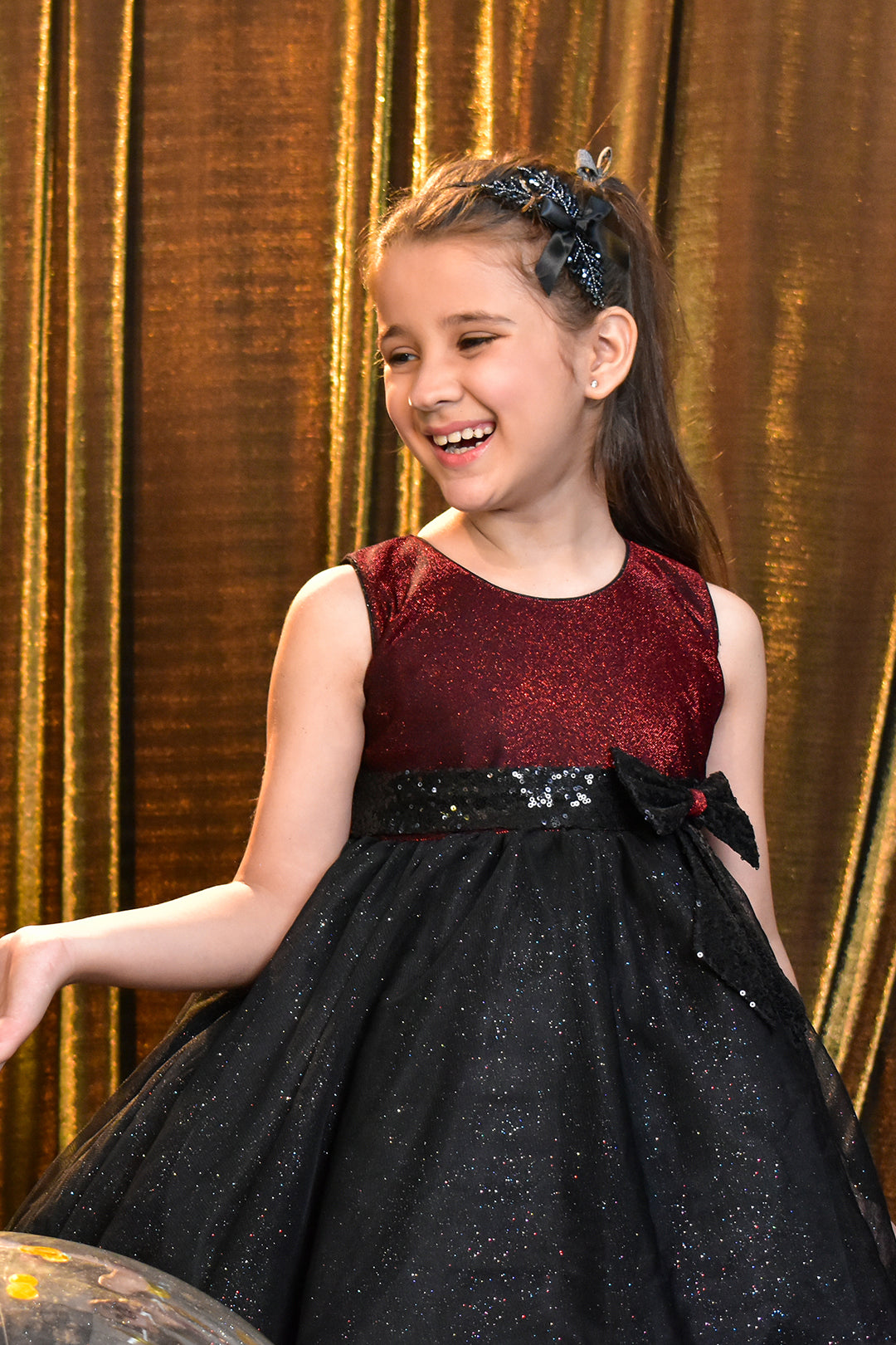 Contrasting Moonlight Party Frock | Let's Party | F2158