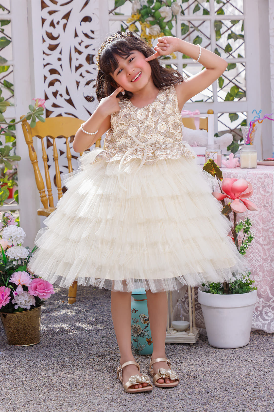 SANA'S frock Pakistan occasion wear
