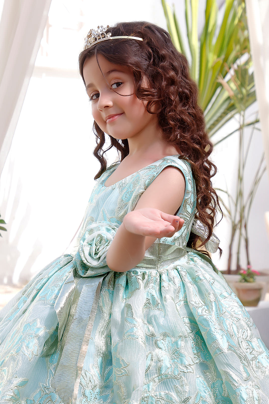 SANA'S net frock Pakistan occasion wear