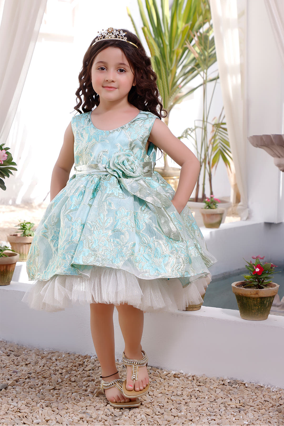 SANA'S net frock Pakistan occasion wear