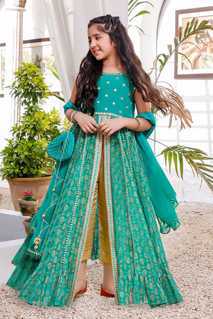 Mirror Embroidered Chiffon 3pc Suit | KAIRA | S3113