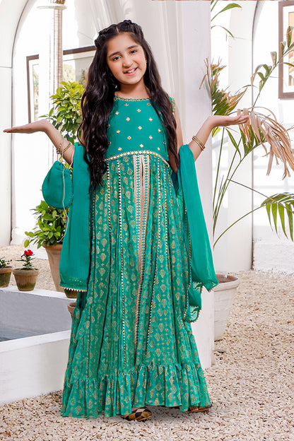 Mirror Embroidered Chiffon 3pc Suit | KAIRA | S3113