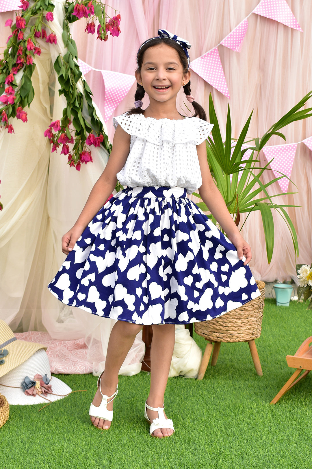 Skirt & Top Cotton Set | SUMMER VIBES | SS2170