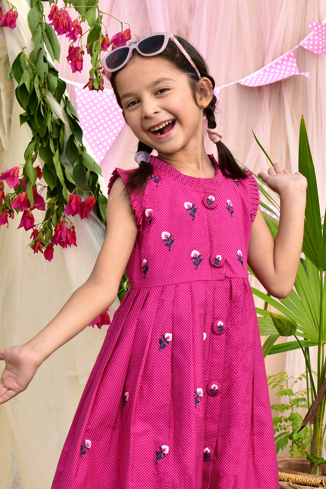 Embroidered Cotton Frock | SUMMER VIBES | F2164