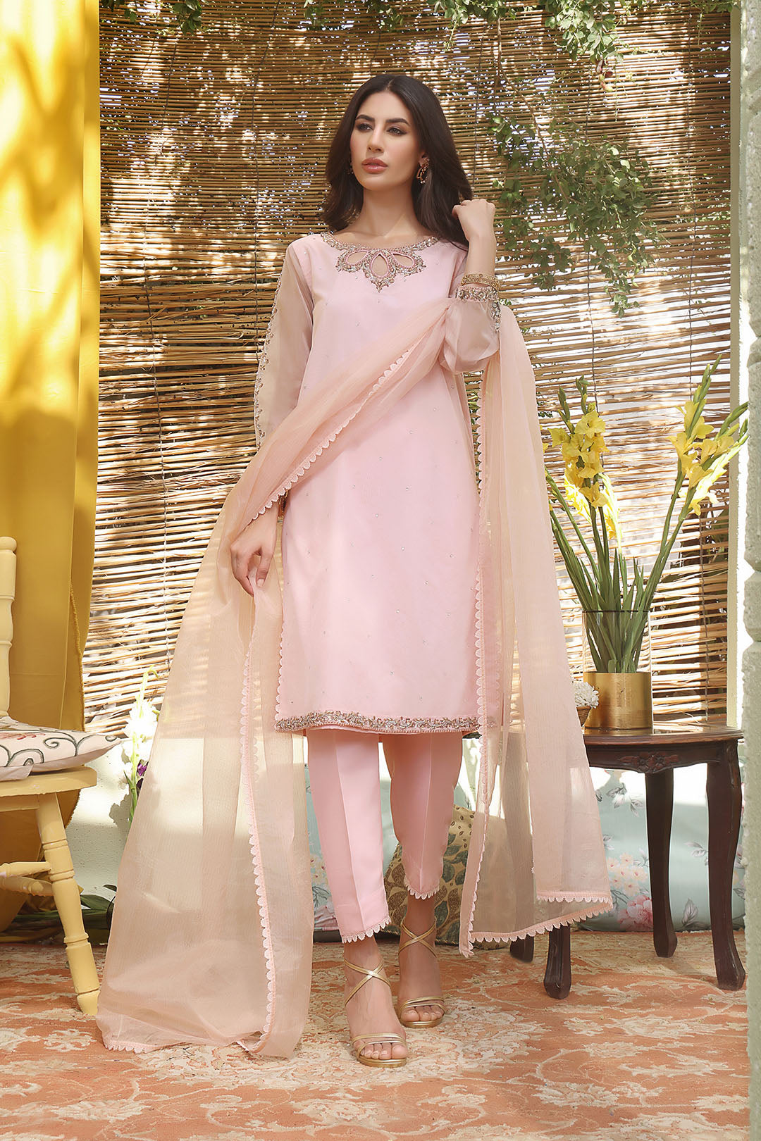 Organza Handwork Embroidered 3pc Suit | SHIREEN FESTIVE | S202259