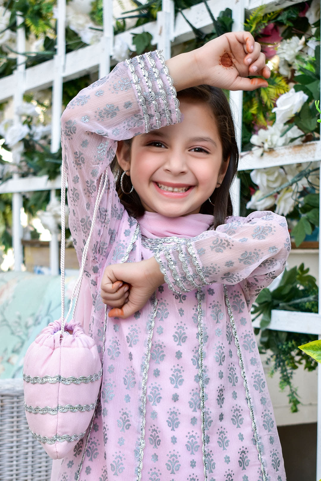 SANA'S printed chiffon suit Pakistan occasion wear
