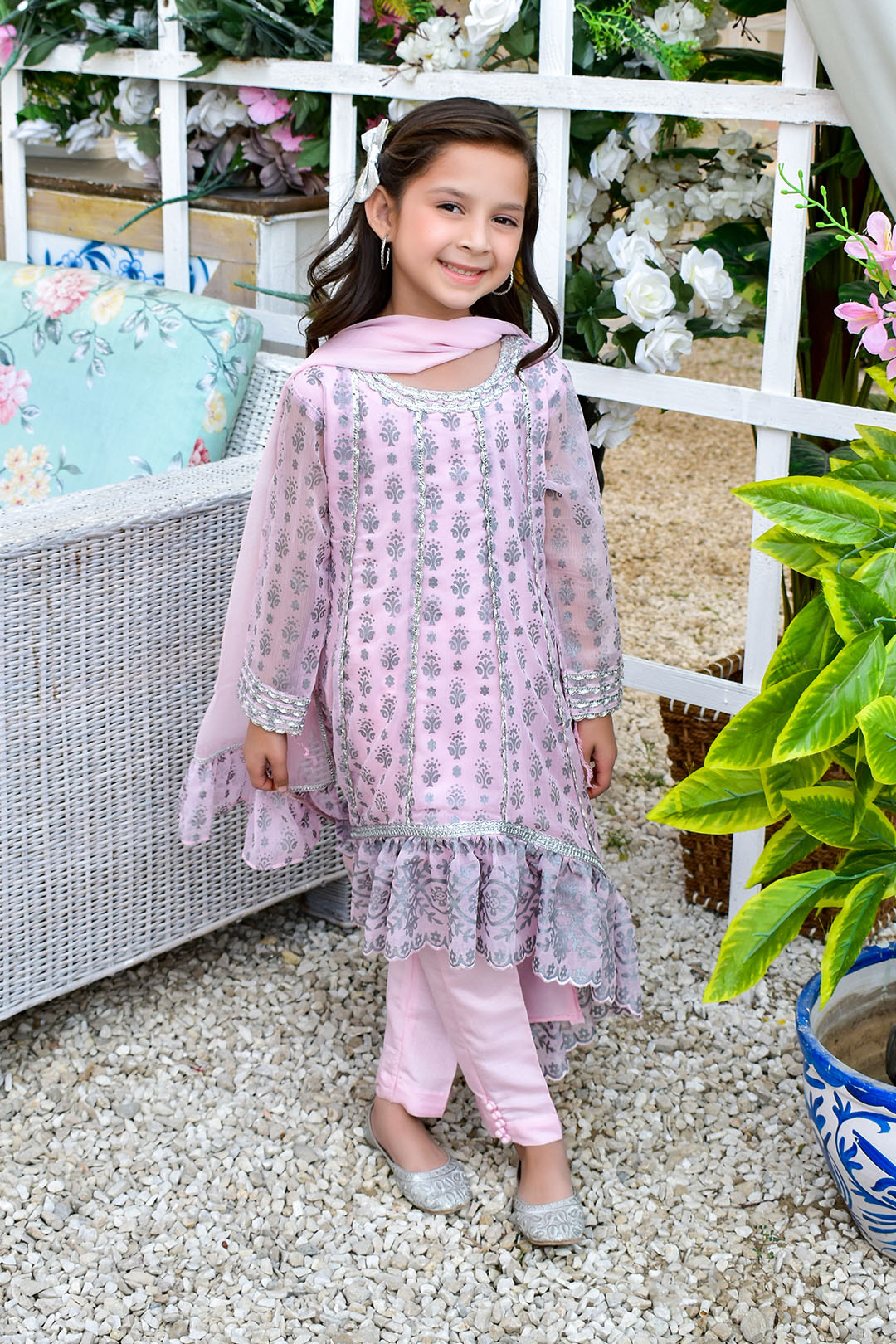 SANA'S printed chiffon suit Pakistan occasion wear