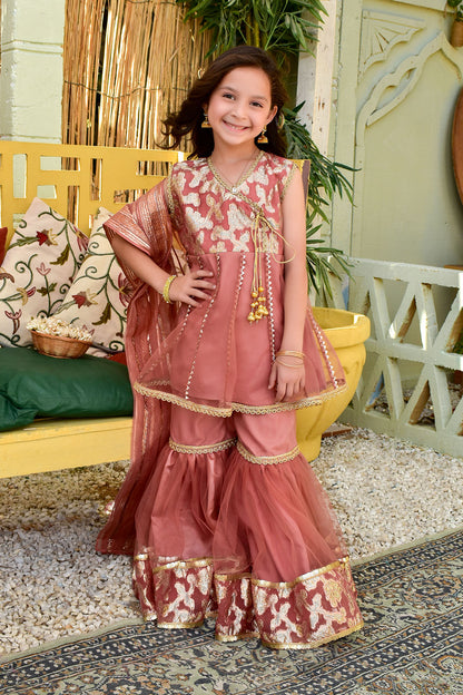 Lorex & Net Gharara 3pc Suit | SHIREEN FESTIVE | G3162