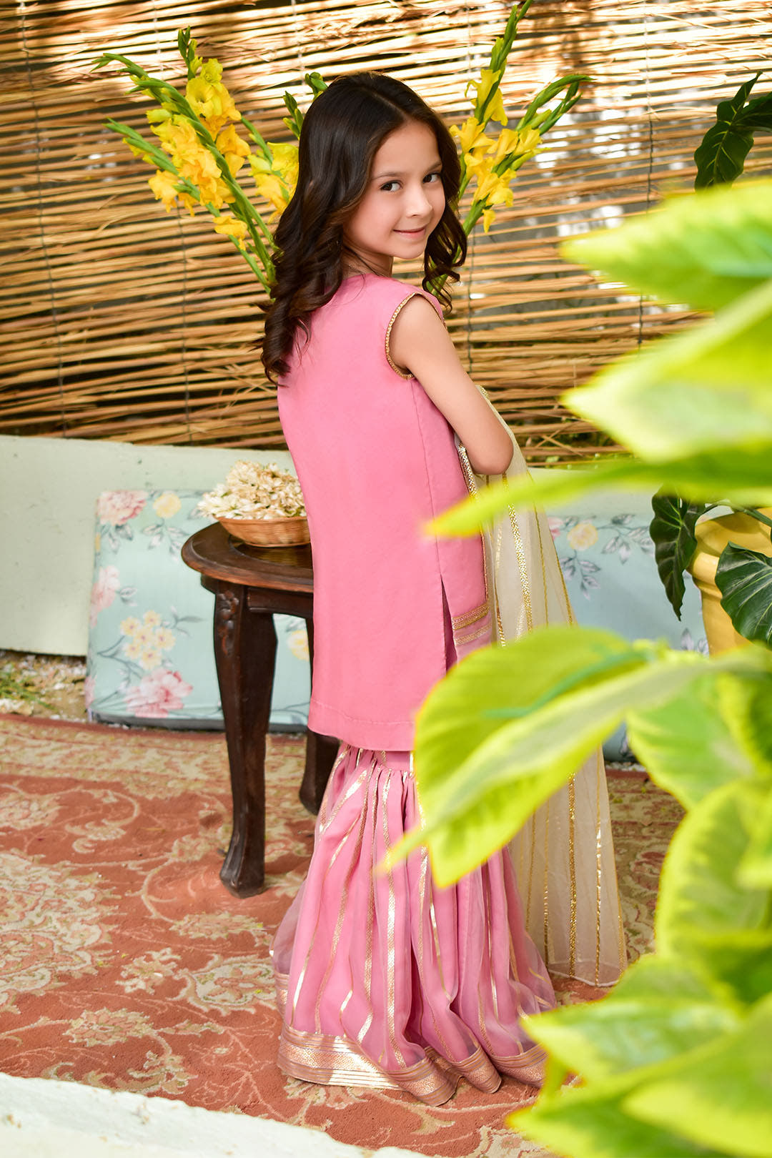 SANA'S organza gharara suit Pakistan Eid