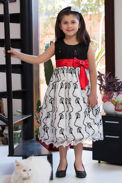 Sequins Net Frock | GFC16 | D909 - SANA'S