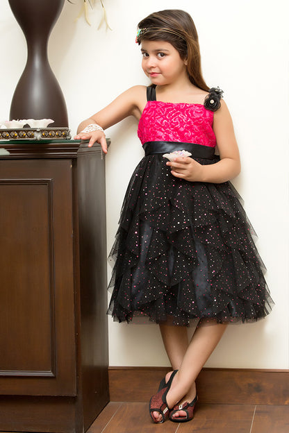 Sequins Net Frock | GFC16 | F928 - SANA'S
