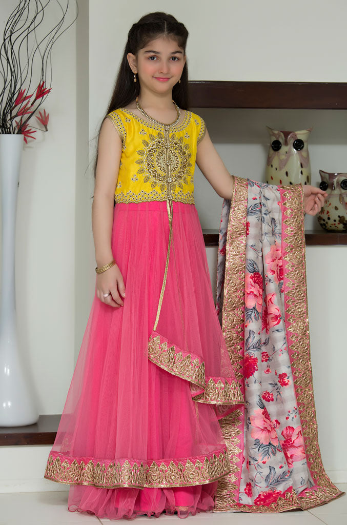 Embroidered Ethnic Sharara Suit | GFC16 | S612 - SANA'S