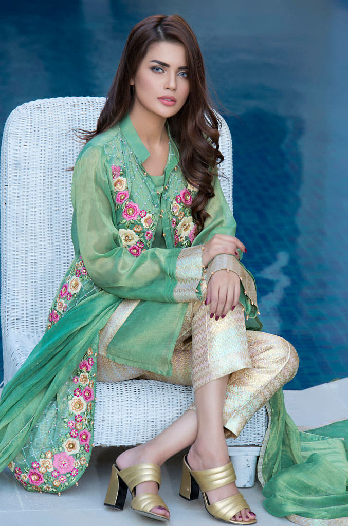 SANA'S suit Pakistan occasion wear