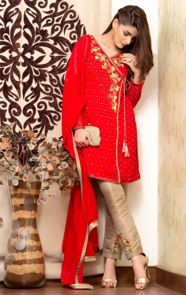 Ethnic 3pc Suit | EC17 | S716 - SANA'S