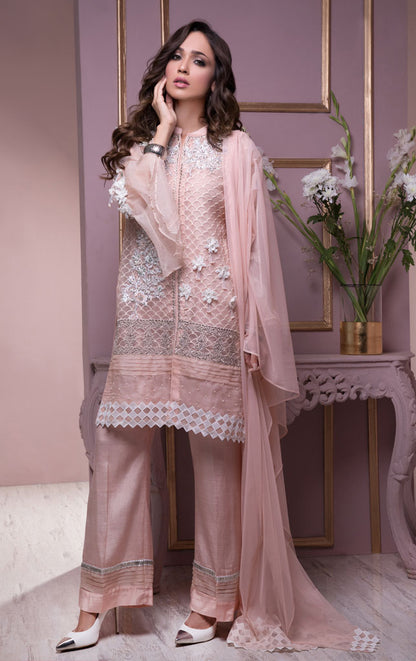 Self Embroidered Organza 3pc Suit | SHAHIZAIB Vol 2 | S746